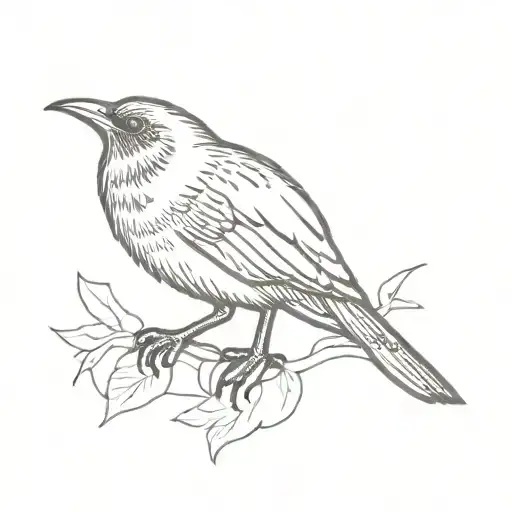 Kiwi Bird Holding A Knife