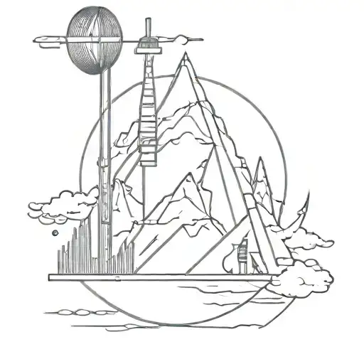 Combine Elements Of Crossfit And Travel To Create A Unique Tattoo Design