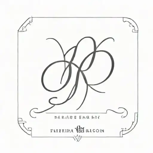 Letter R And M And Date