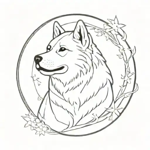 Japanese Akita Shining Star