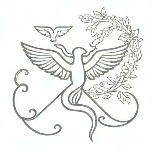 Veterinary Caduceus Symbol With Animals Peeking