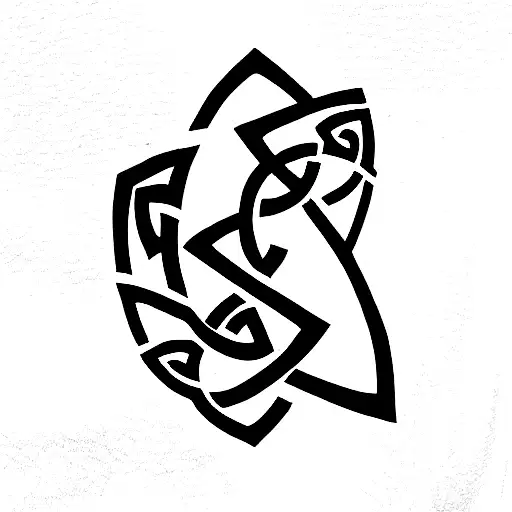 Feminine Celtic Flowing Arm