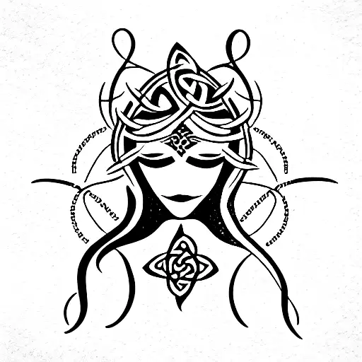 Long Flowy Feminine Celtic