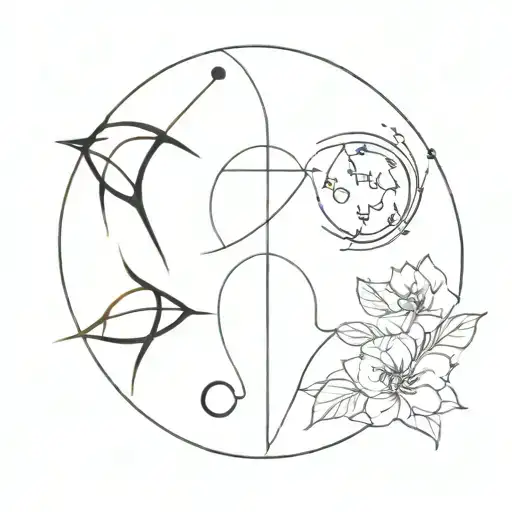 Pisces Aquarius Sagittarius Gemini Tattoo Mixture