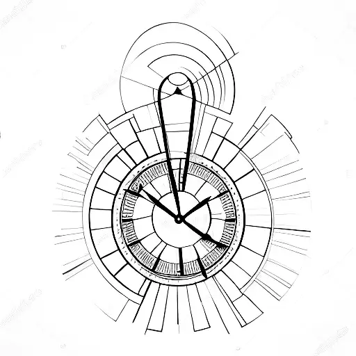 Hourglass And Sundial