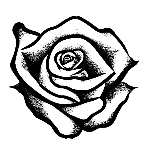 A Rose With Its Stem