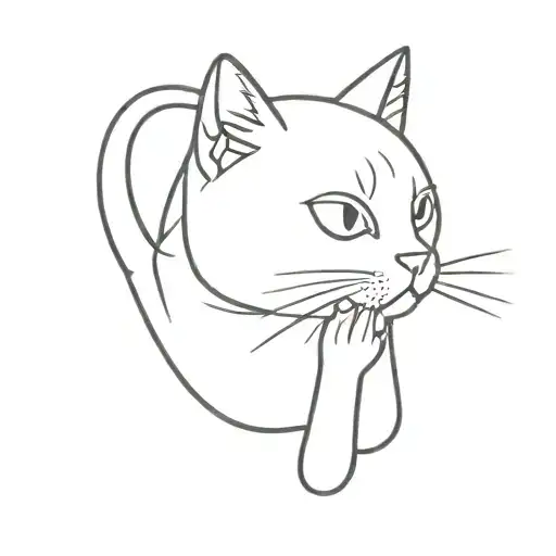 Cat With A Cigarette