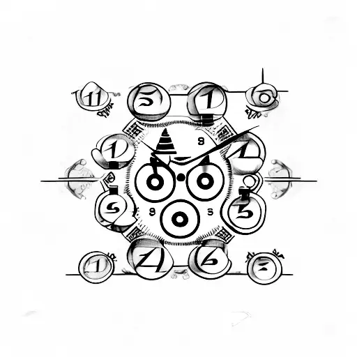 Past Of The Time So Fast With A Clock