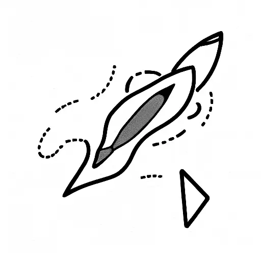 Arrow With Goldfish And Word Believe