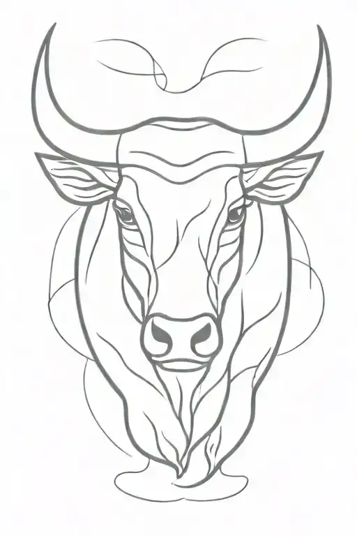 Taurus Bull Wide Horns