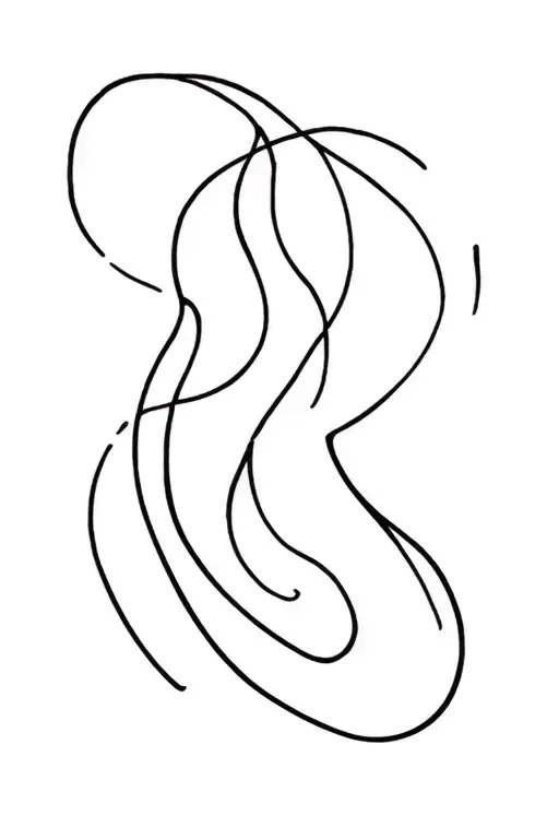 Jullia One Line Art