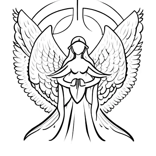 Lj With Angel Wings And A Halo