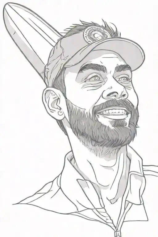 Virat Kohli Cricket Shot