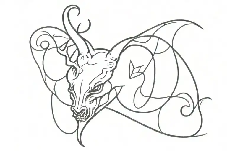 Devil Heart Symbolizing Love