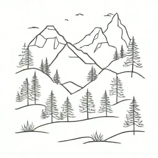 Minimal Forrest Mountain