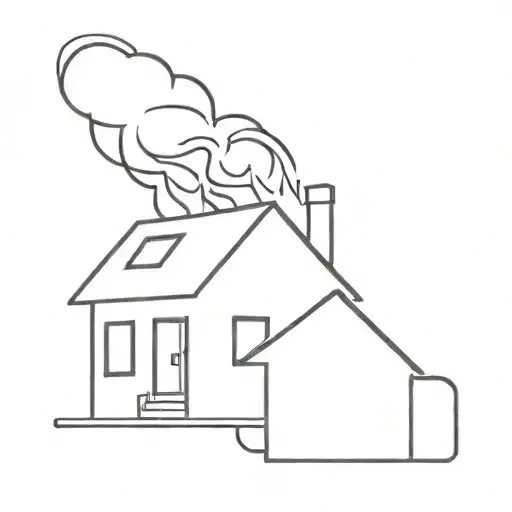 A House That Is On Fire