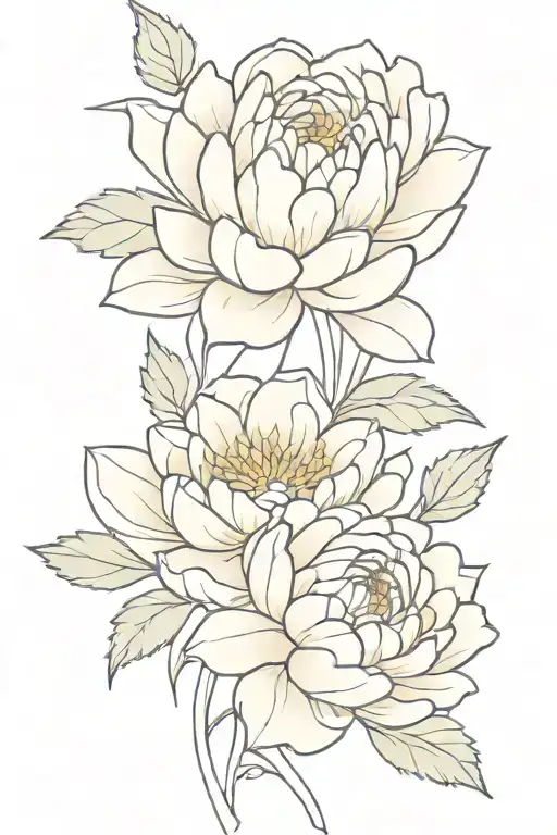 Chrysanthemum Rose Violet Bouquet Tied