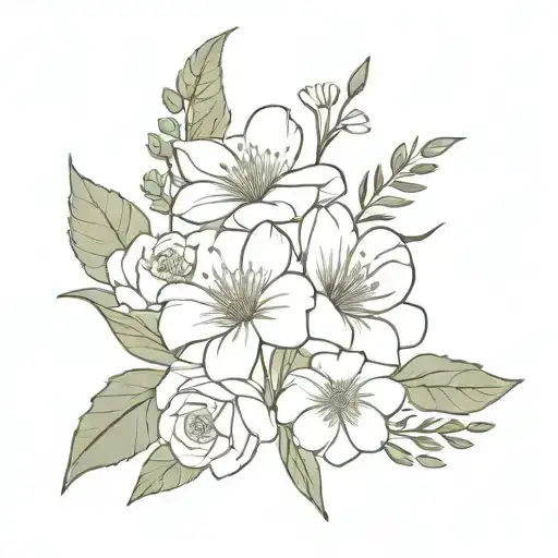 Birth Flower Bouquet