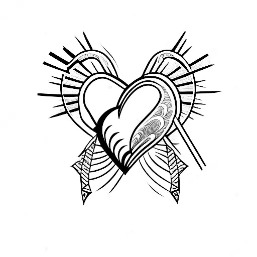 Heart With Angle Head Ring