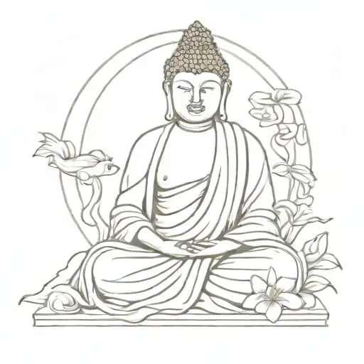 Ragnarok Buddha With Koi Fish