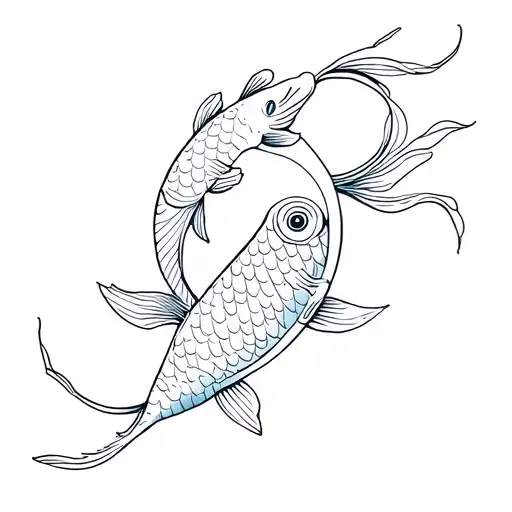 Koi Fish Ying Yang