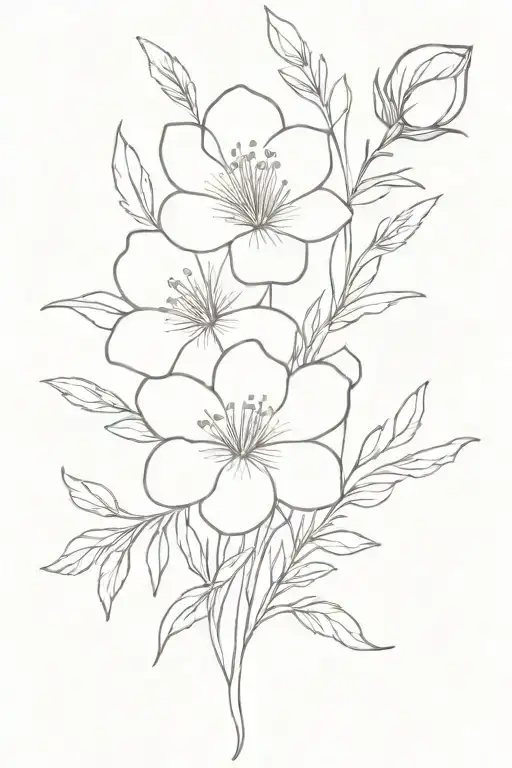 Birth Flower Bouquet