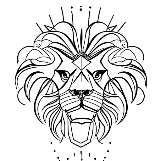 Lion Head Side Profil