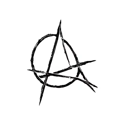 Anarchy Symbol Desguised
