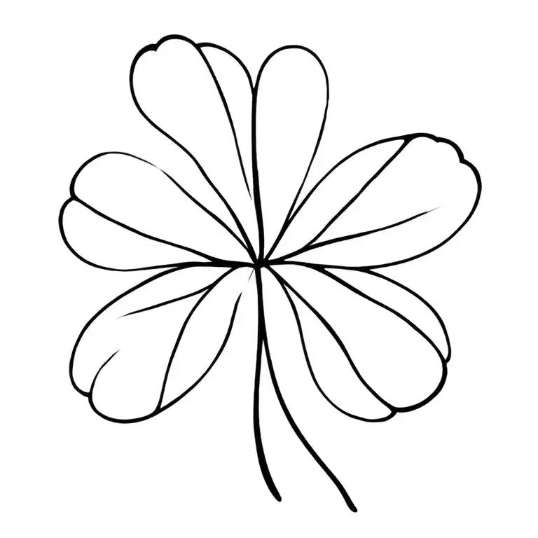 Four Leaf Clover Leaf