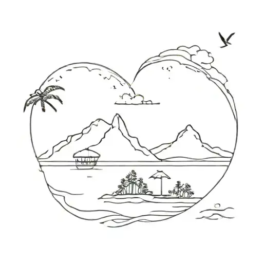 Island Two People Love