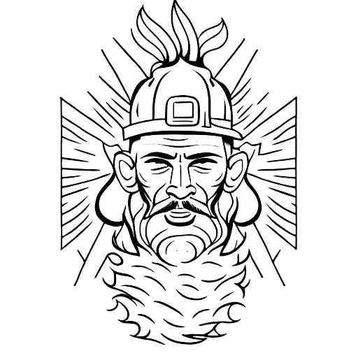 Fire In The Shape Of A Man