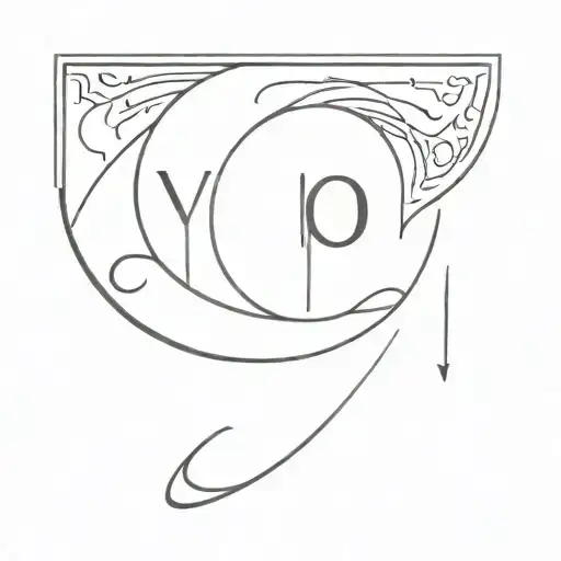 Half Moon With Letters N V E O O C E S L P H L