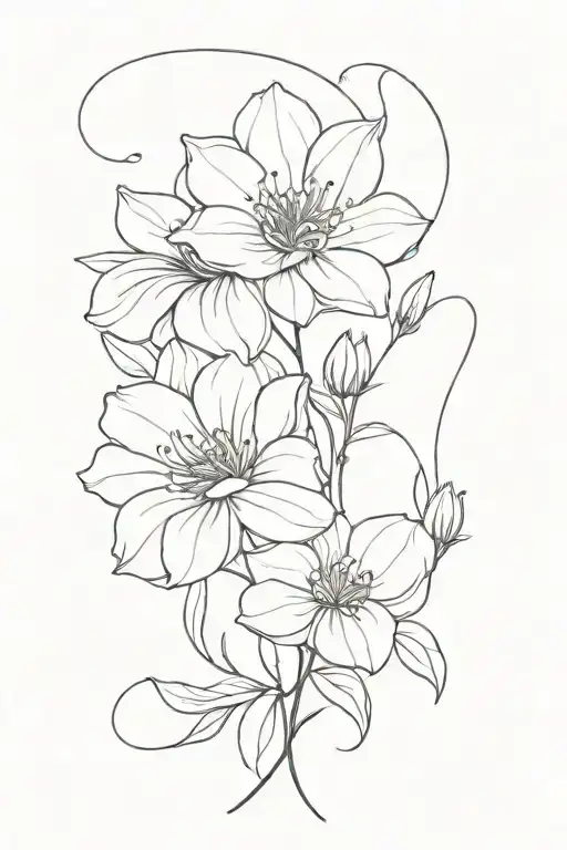 Birth Flowers Intertwined