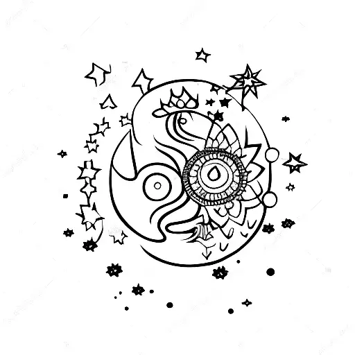 Moon And Stars Fliwer