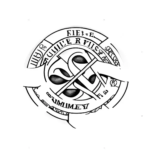 Create A Family Logo With The Letters R And E And Include A Cross That Symbolizes Our Faith