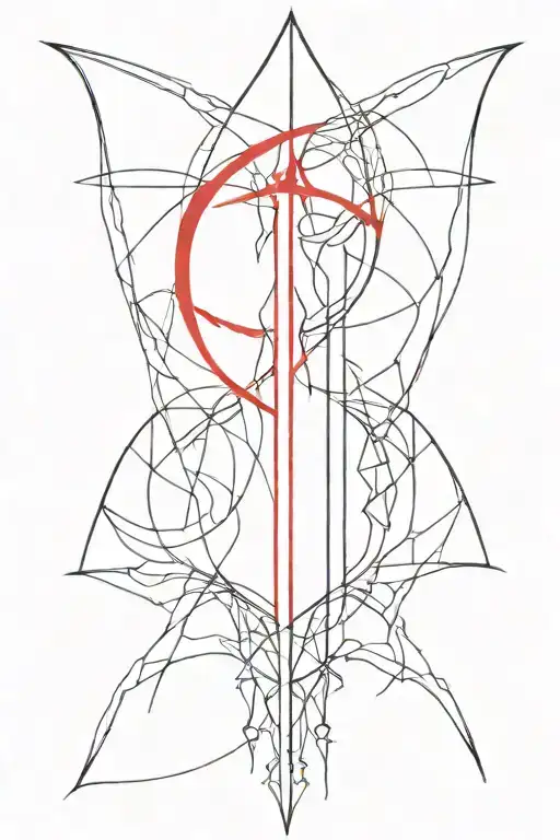 Gothic In Black And Red