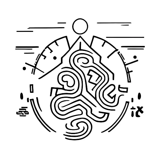 Vietnamese Symbol Related To Travel And New Life