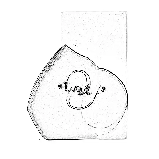 The Word 'Soul' With A Pink Heart