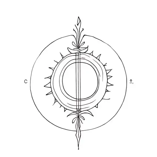 Half Sun Half Lyre Instrement