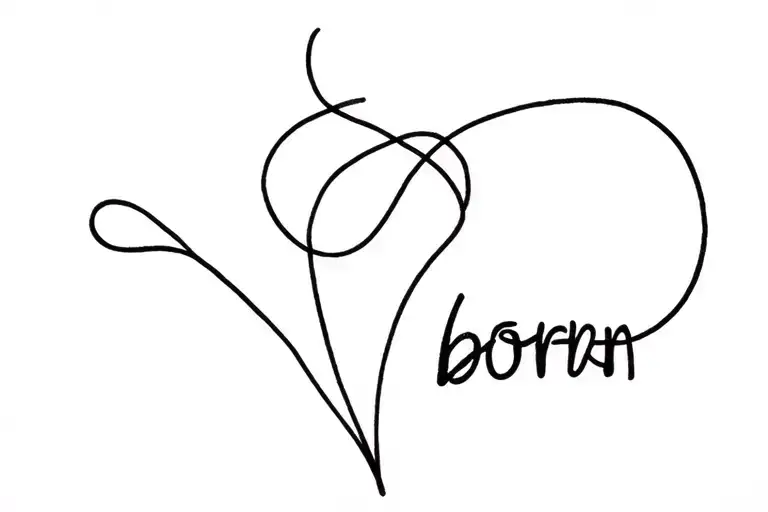 Son Born Tiny Loveable Creative Lines