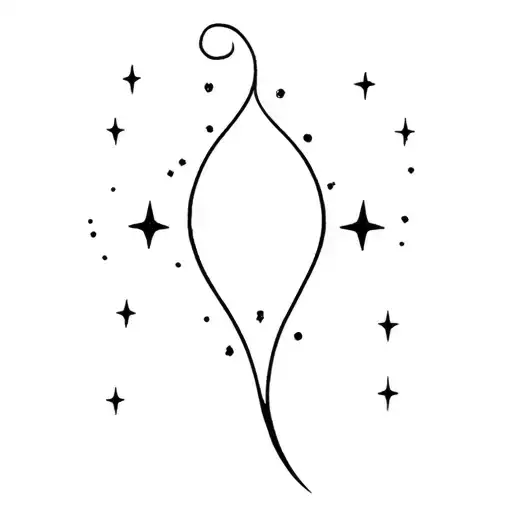 Cancer Sign And Stars