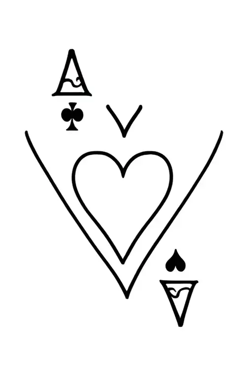 Ace Of Hearts Card