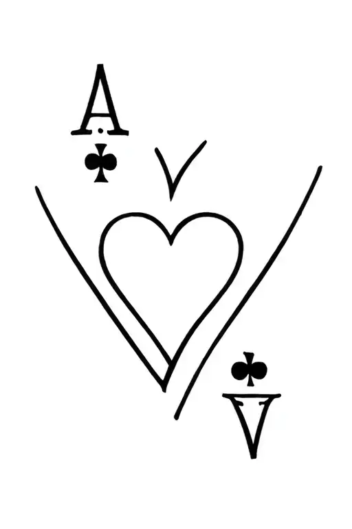 Ace Of Hearts Card