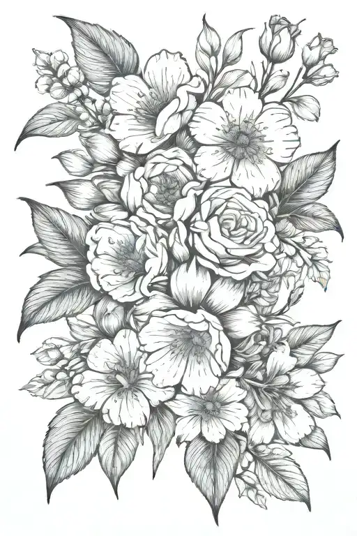 Birth Flowers Boquet May September And August Birth Flower