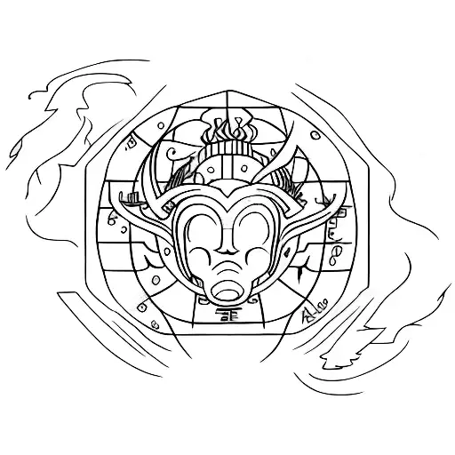 Zodiac Sign Virgo But It's Engulfed In Flames