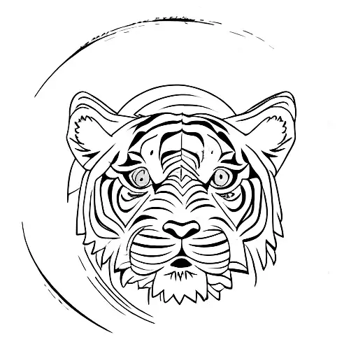 Tiger Fights Dragon Under The Moon