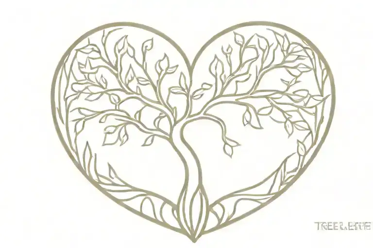 Tree Of Life In Heart
