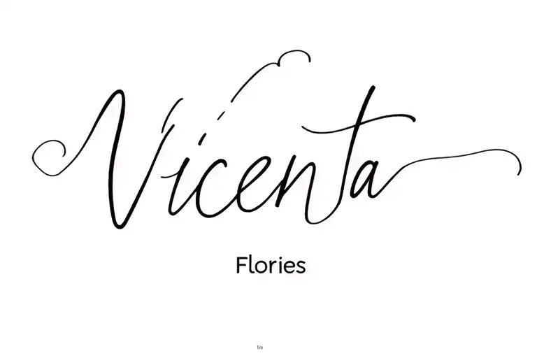 Vicenta Name In This Name Flores