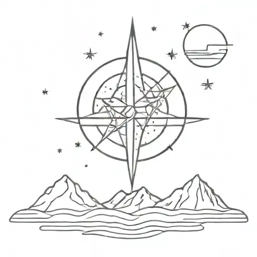 An Obscure Symbol Of The Night In Nordic Style