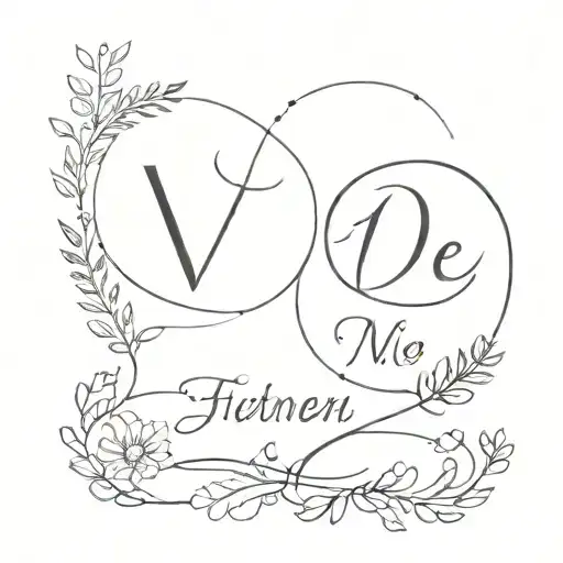 Mens Tattoo For Wife And Daughter Name